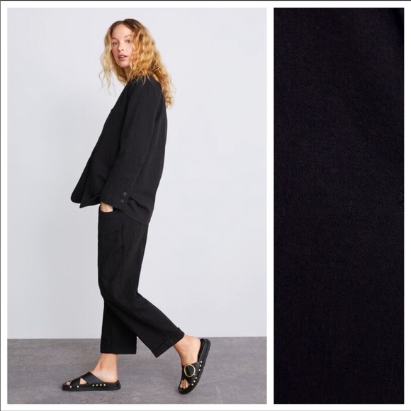 NWT. Zara Long Sleeve Blazer Size S. - Picture 3 of 9